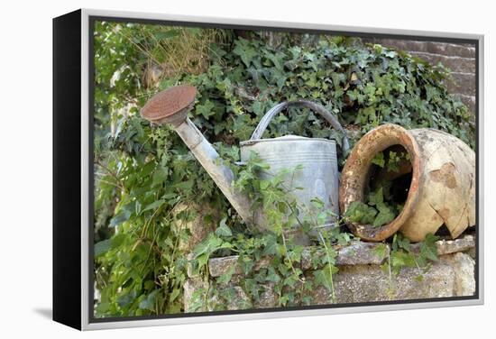 Watering Can And Broken Pot-Tony Craddock-Framed Premier Image Canvas