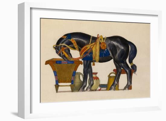 Watering Horse-Léon Bakst-Framed Giclee Print