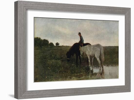 Watering Horses, 1871, (1913)-Anton Mauve-Framed Giclee Print