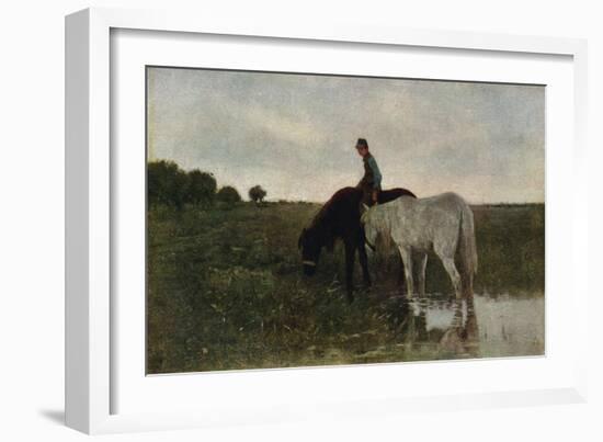 Watering Horses, 1871, (1913)-Anton Mauve-Framed Giclee Print