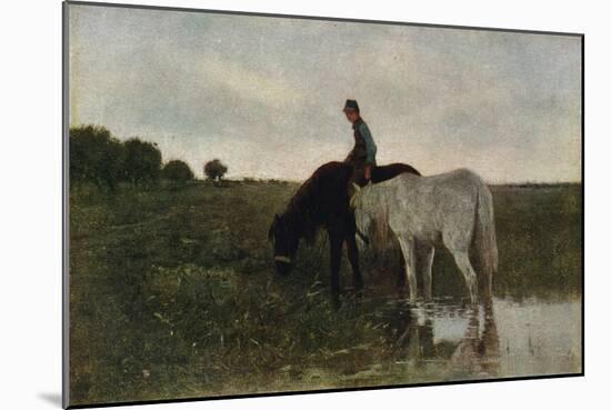 Watering Horses, 1871, (1913)-Anton Mauve-Mounted Giclee Print