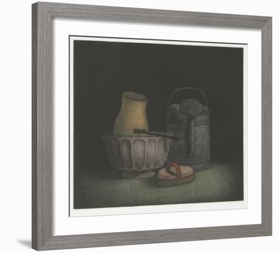 Watering Jug and Brush-Tomoe Yokoi-Framed Limited Edition