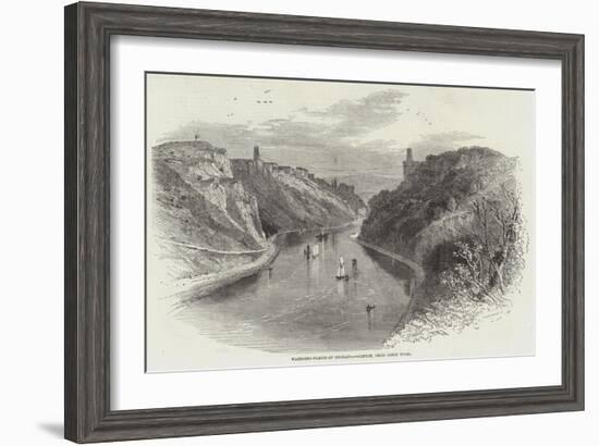 Watering-Places of England, Clifton, from the Leigh Wood-null-Framed Giclee Print