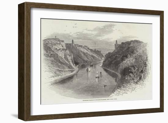 Watering-Places of England, Clifton, from the Leigh Wood-null-Framed Giclee Print