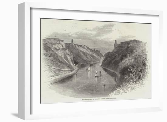 Watering-Places of England, Clifton, from the Leigh Wood-null-Framed Giclee Print