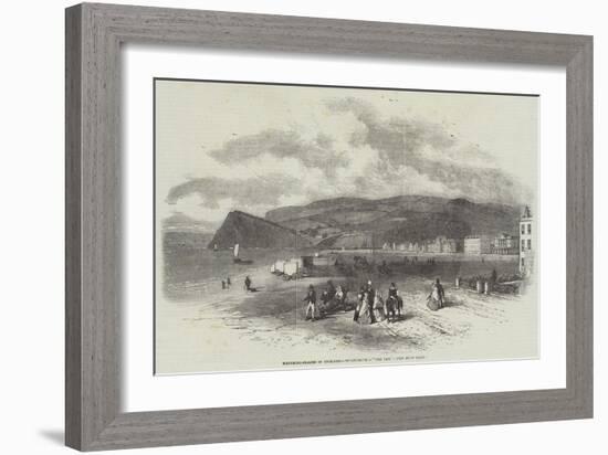 Watering-Places of England, Teignmouth, The Den-Myles Birket Foster-Framed Giclee Print