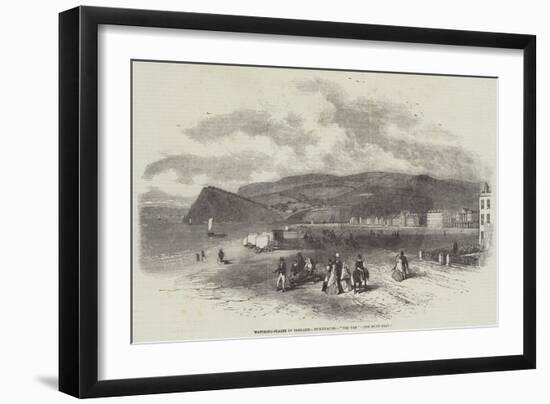 Watering-Places of England, Teignmouth, The Den-Myles Birket Foster-Framed Giclee Print