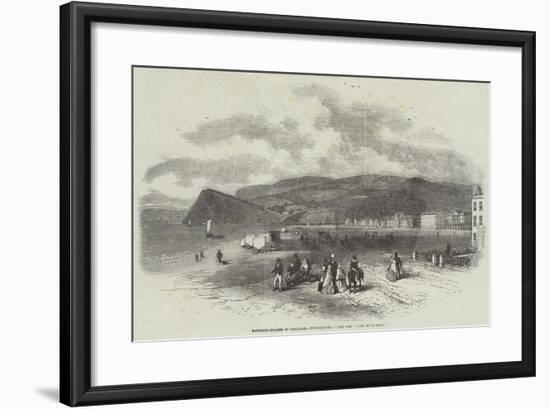 Watering-Places of England, Teignmouth, The Den-Myles Birket Foster-Framed Giclee Print