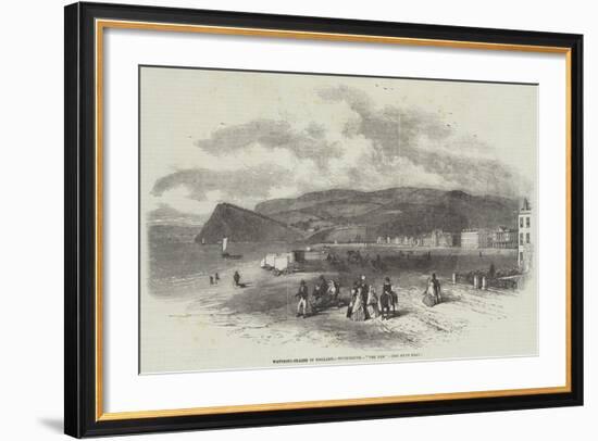 Watering-Places of England, Teignmouth, The Den-Myles Birket Foster-Framed Giclee Print