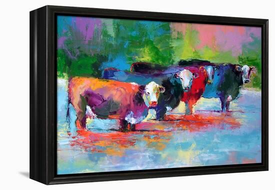 Wateringhole-Richard Wallich-Framed Stretched Canvas