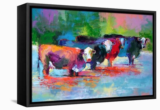 Wateringhole-Richard Wallich-Framed Stretched Canvas