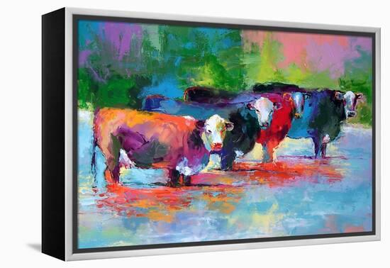 Wateringhole-Richard Wallich-Framed Stretched Canvas