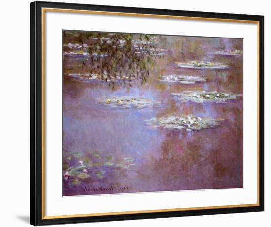 Waterlilies, 1903-Claude Monet-Framed Art Print