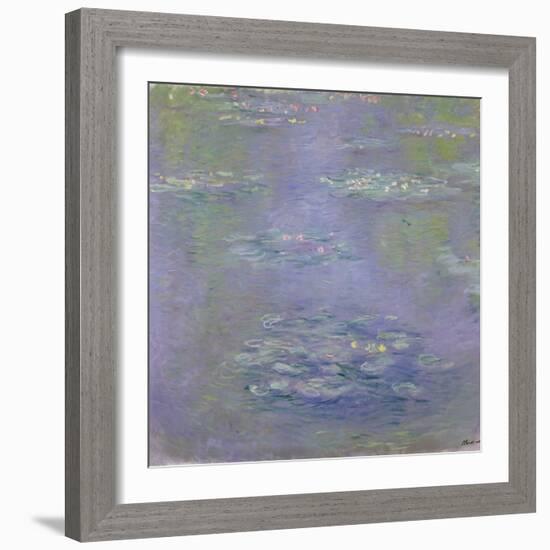 Waterlilies, 1903-Claude Monet-Framed Giclee Print