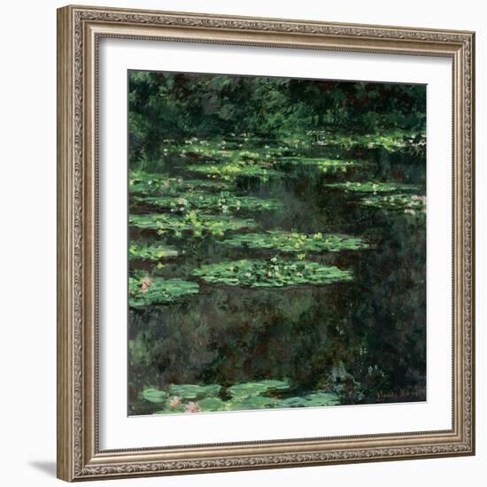 Waterlilies, 1904-Claude Monet-Framed Giclee Print