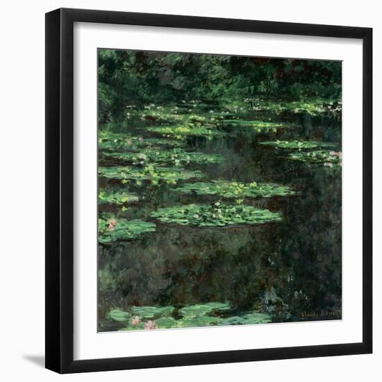 Waterlilies, 1904-Claude Monet-Framed Giclee Print