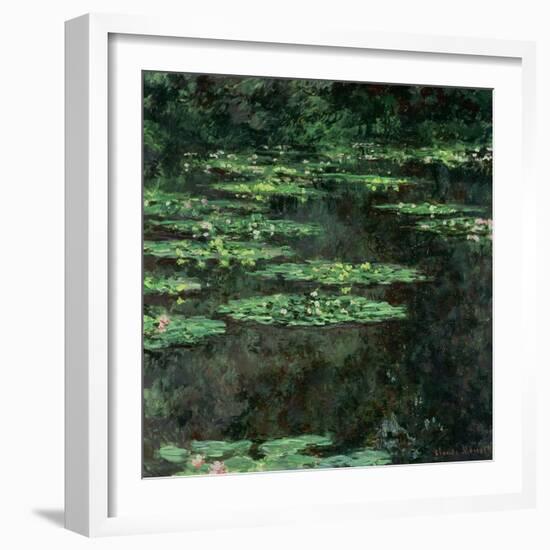 Waterlilies, 1904-Claude Monet-Framed Giclee Print