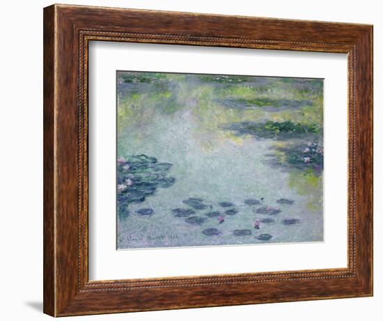 Waterlilies, 1906 (Oil on Canvas)-Claude Monet-Framed Giclee Print