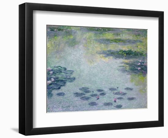 Waterlilies, 1906 (Oil on Canvas)-Claude Monet-Framed Giclee Print