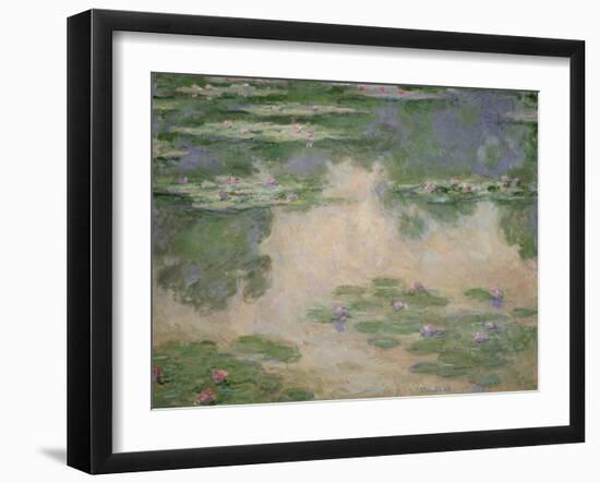 Waterlilies, 1906-Claude Monet-Framed Giclee Print