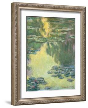 Waterlilies, 1907-Claude Monet-Framed Giclee Print
