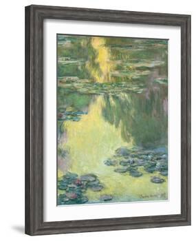 Waterlilies, 1907-Claude Monet-Framed Giclee Print