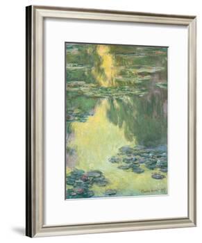 Waterlilies, 1907-Claude Monet-Framed Giclee Print