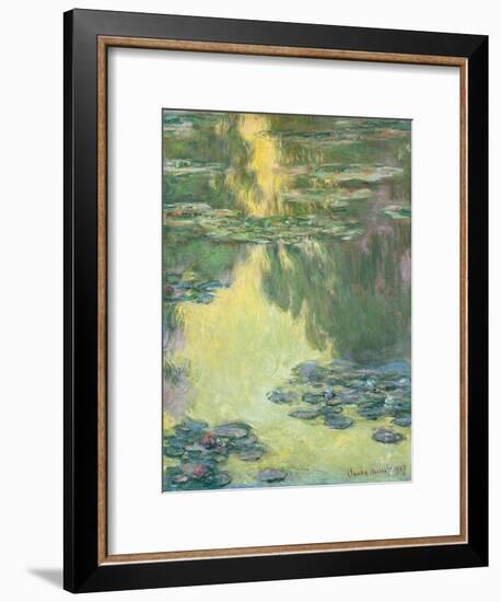 Waterlilies, 1907-Claude Monet-Framed Giclee Print