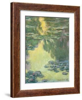 Waterlilies, 1907-Claude Monet-Framed Giclee Print