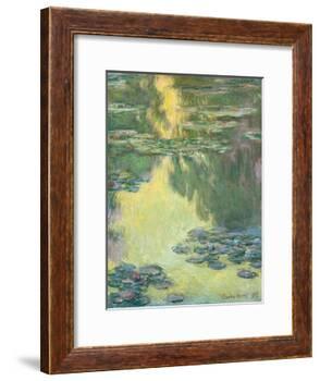 Waterlilies, 1907-Claude Monet-Framed Giclee Print
