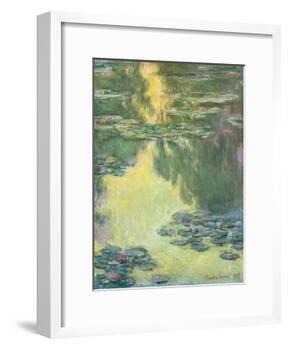 Waterlilies, 1907-Claude Monet-Framed Giclee Print