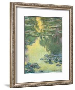 Waterlilies, 1907-Claude Monet-Framed Giclee Print