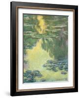 Waterlilies, 1907-Claude Monet-Framed Giclee Print
