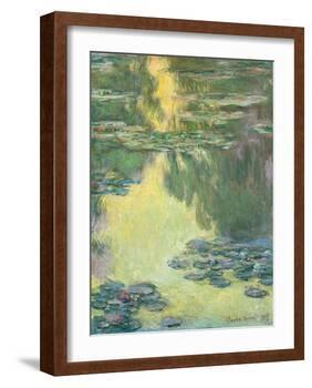 Waterlilies, 1907-Claude Monet-Framed Giclee Print