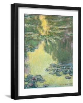 Waterlilies, 1907-Claude Monet-Framed Giclee Print