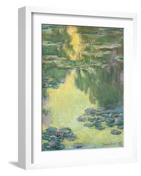 Waterlilies, 1907-Claude Monet-Framed Giclee Print
