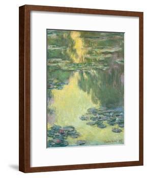 Waterlilies, 1907-Claude Monet-Framed Giclee Print