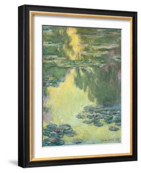 Waterlilies, 1907-Claude Monet-Framed Giclee Print