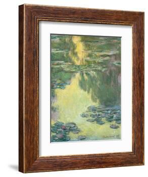 Waterlilies, 1907-Claude Monet-Framed Giclee Print