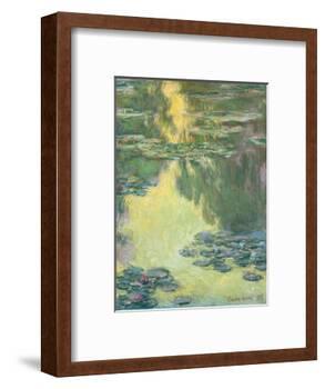 Waterlilies, 1907-Claude Monet-Framed Giclee Print