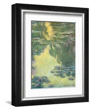 Waterlilies, 1907-Claude Monet-Framed Giclee Print