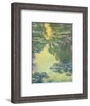 Waterlilies, 1907-Claude Monet-Framed Giclee Print