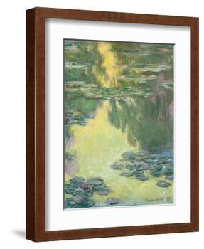 Waterlilies, 1907-Claude Monet-Framed Giclee Print
