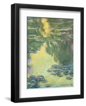 Waterlilies, 1907-Claude Monet-Framed Giclee Print