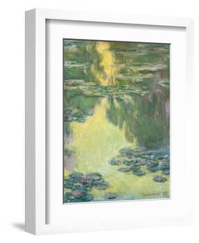 Waterlilies, 1907-Claude Monet-Framed Giclee Print