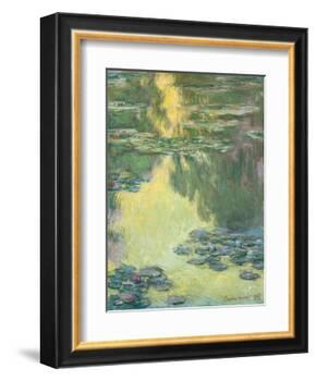 Waterlilies, 1907-Claude Monet-Framed Giclee Print