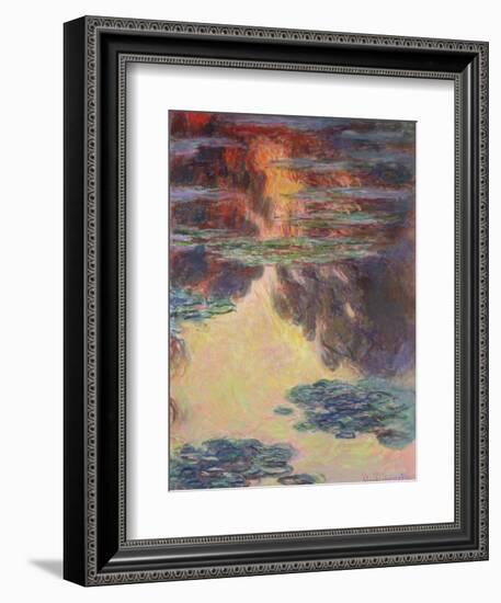 Waterlilies, 1907-Claude Monet-Framed Giclee Print