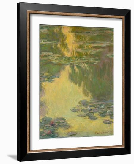 Waterlilies, 1907-Claude Monet-Framed Giclee Print