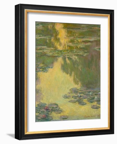 Waterlilies, 1907-Claude Monet-Framed Giclee Print