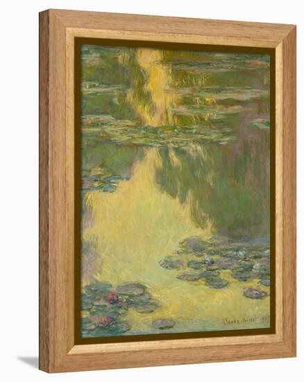 Waterlilies, 1907-Claude Monet-Framed Premier Image Canvas